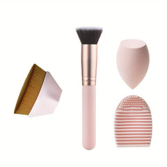 Makeup Brush Beauty Sponge Cleaning Tool Foundation Brush Set