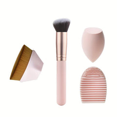 Makeup Brush Beauty Sponge Cleaning Tool Foundation Brush Set