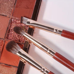 8pcs Makeup Brush Kit Soft Bristles & Wooden Handle Ideal Gift