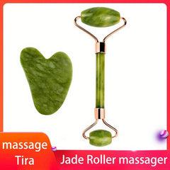 Jade Roller Gua Sha Set for Tightening & Sculpting - Skin Care Tools