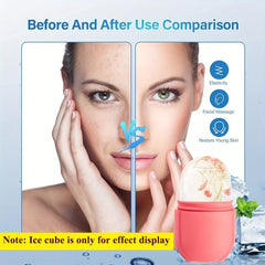 Ice Roller for Eyes and Neck Tighten Tone Skin Enhance Glow