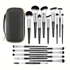 Makeup Brushes 18 Pcs Professional Synthetic Makeup Brush Set With Case
