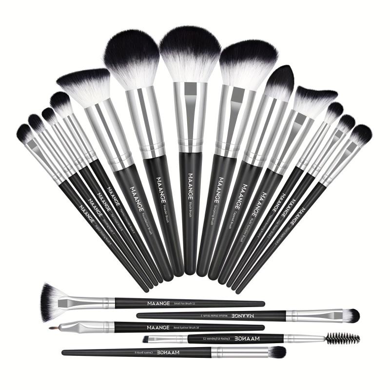 Makeup Brushes 18 Pcs Professional Synthetic Makeup Brush Set With Case