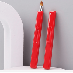 Retractable Lip Makeup Brush with Protect Cap