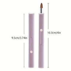Retractable Lip Makeup Brush with Protect Cap