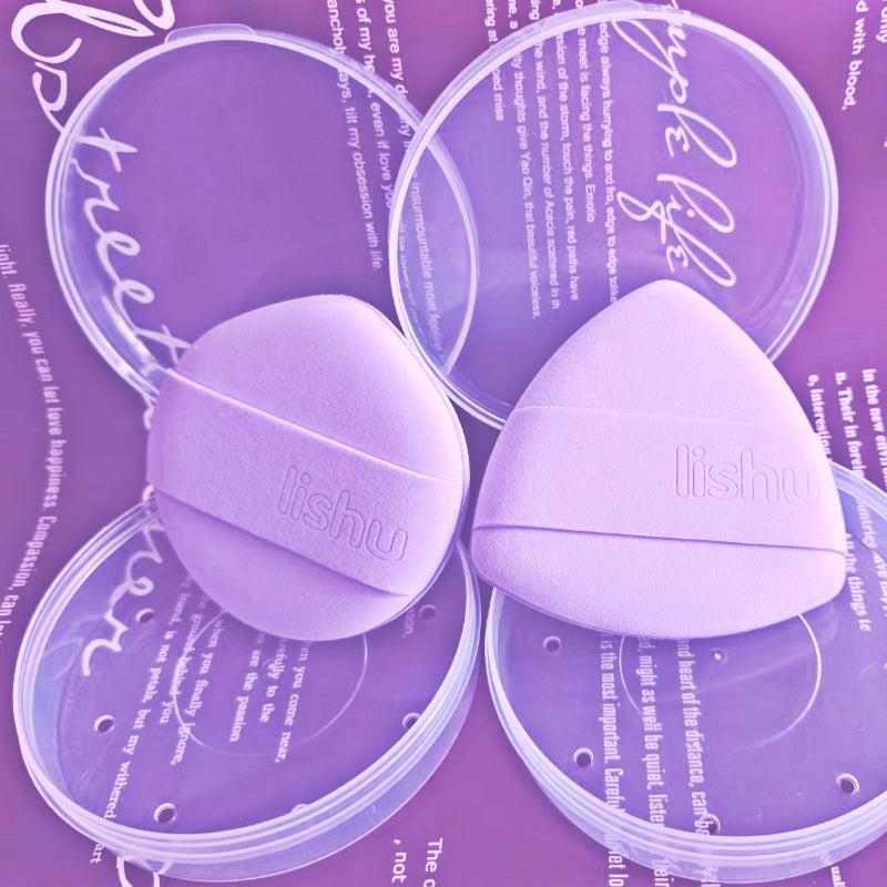 2pcs Air Cushion Powder Puff Wet Dry Makeup Sponge Puff