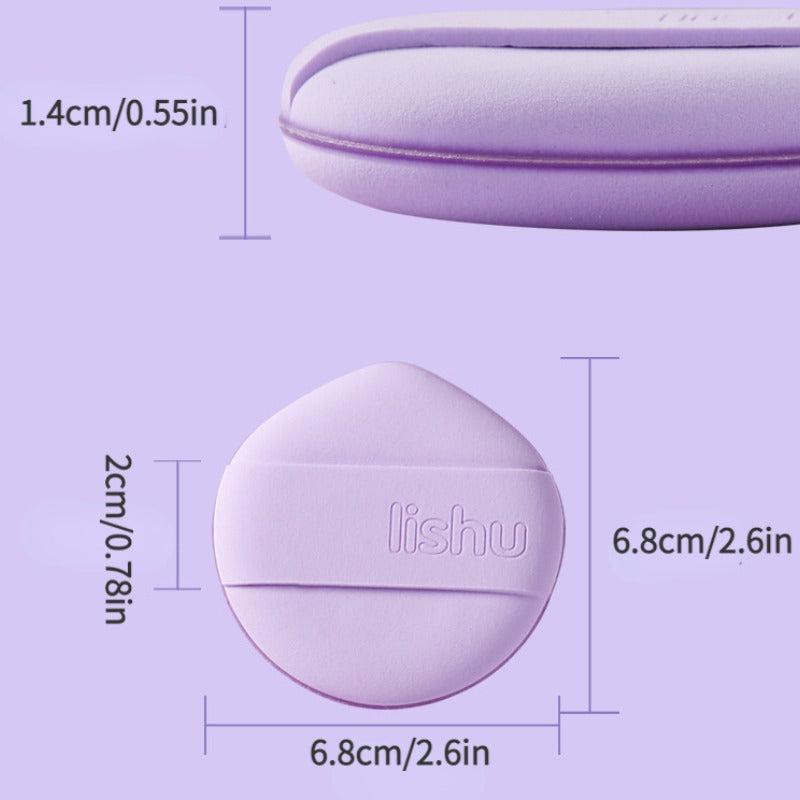 2pcs Air Cushion Powder Puff Wet Dry Makeup Sponge Puff