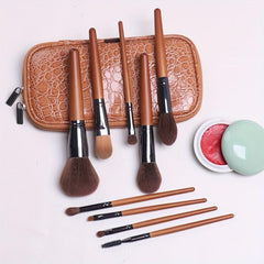 9pcs Makeup Brush Set Blush Powder Highlight Eye Shadow Soft Tools
