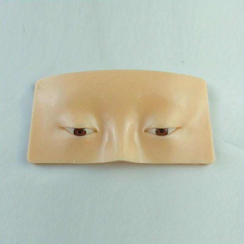3D Silicone Makeup Practice Face Board - Perfect Aid for Eye Makeup Practice