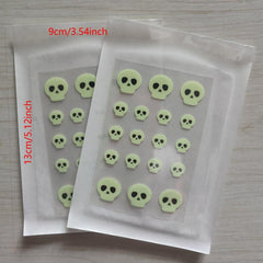 Noctilucence Skull Pimple Patches Halloween Party