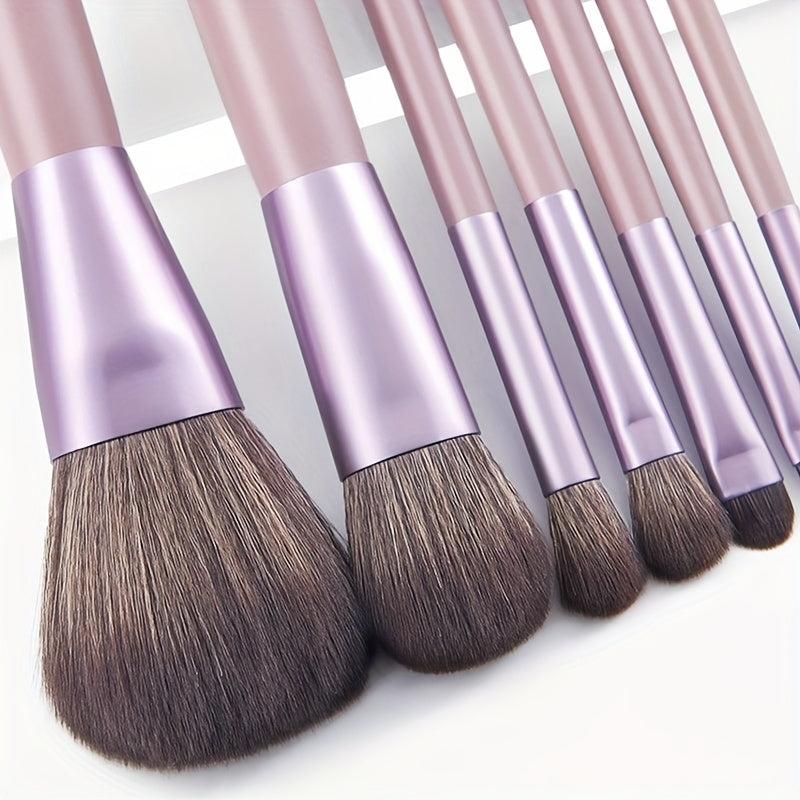 7 Pcs Makeup Brush Set Professional Cosmetic Beauty Tool Purple