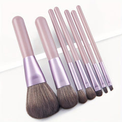7 Pcs Makeup Brush Set Professional Cosmetic Beauty Tool Purple