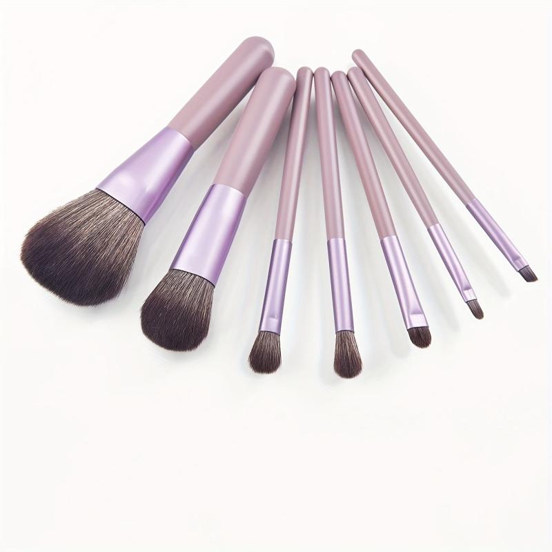 7 Pcs Makeup Brush Set Professional Cosmetic Beauty Tool Purple