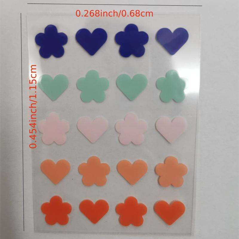 Acne Pimple Patches Hydrocolloid Rainbow Star Heart Shape 15pcs