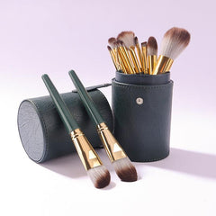 14PCs Makeup Brushes Set With Brush Case For Foundation Powder Eyeshadow