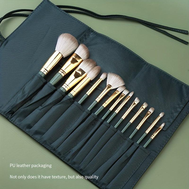 14PCs Makeup Brushes Set With Brush Case For Foundation Powder Eyeshadow
