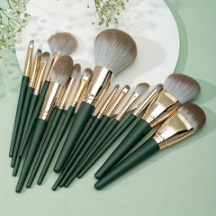14PCs Makeup Brushes Set With Brush Case For Foundation Powder Eyeshadow