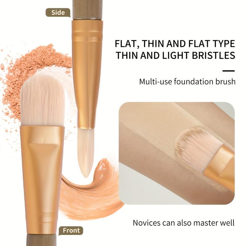 4pcs Makeup Brush Set Foundation Mask Skincare Facial Cleaner Portable