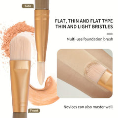 4pcs Makeup Brush Set Foundation Mask Skincare Facial Cleaner Portable