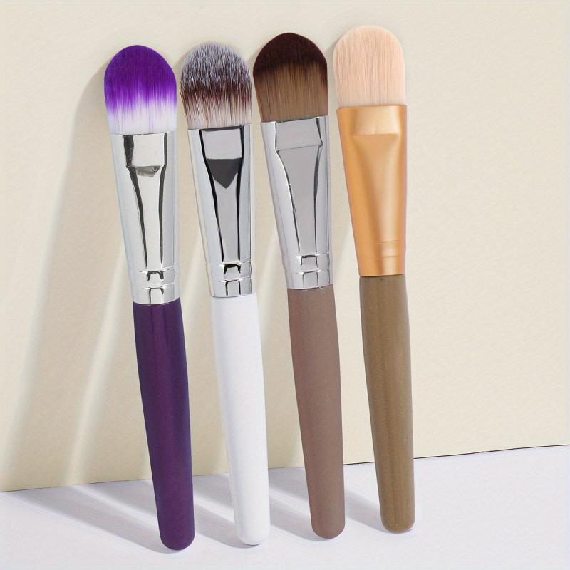 4pcs Makeup Brush Set Foundation Mask Skincare Facial Cleaner Portable
