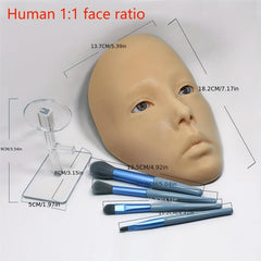 Silicone Makeup Practice Face Board