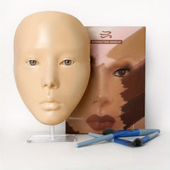 Silicone Makeup Practice Face Board