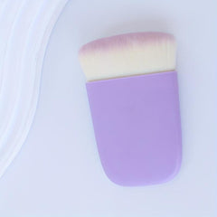 Single Cosmetic Brush for Women and Girls - Purple Makeup Brush