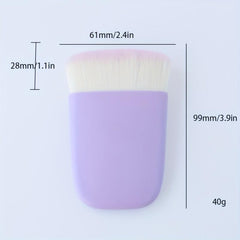 Single Cosmetic Brush for Women and Girls - Purple Makeup Brush