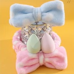 2pcs Beauty Egg with Makeup Hairband Set