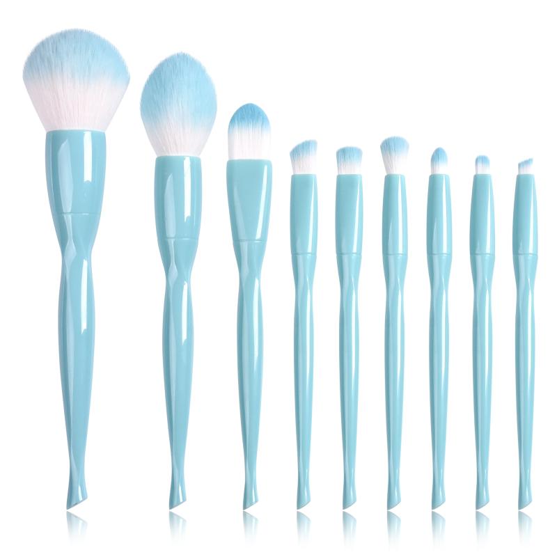 9pcs Makeup Brush Set Ideal For Makeup Beginner Artist