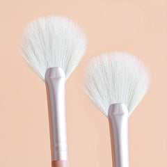 11pc Synthetic Bristles Wooden Handle Makeup Brush Set