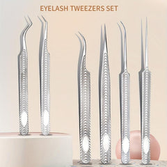 Pro Eyelash Extension Tweezers Straight and Curved