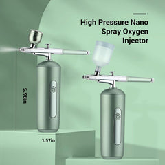 Portable Airbrush Facial Sprayer Water Oxygen Hydra Facial Machine