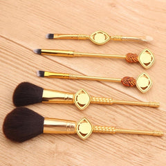 5pcs Makeup Brush Set with Drawstring Bag
