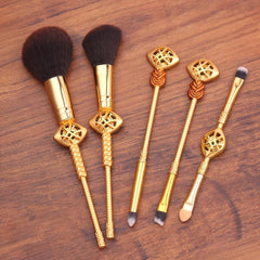 5pcs Makeup Brush Set with Drawstring Bag