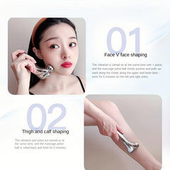 4D Microcurrent Roller Massager V Face Roller Massager Wheel