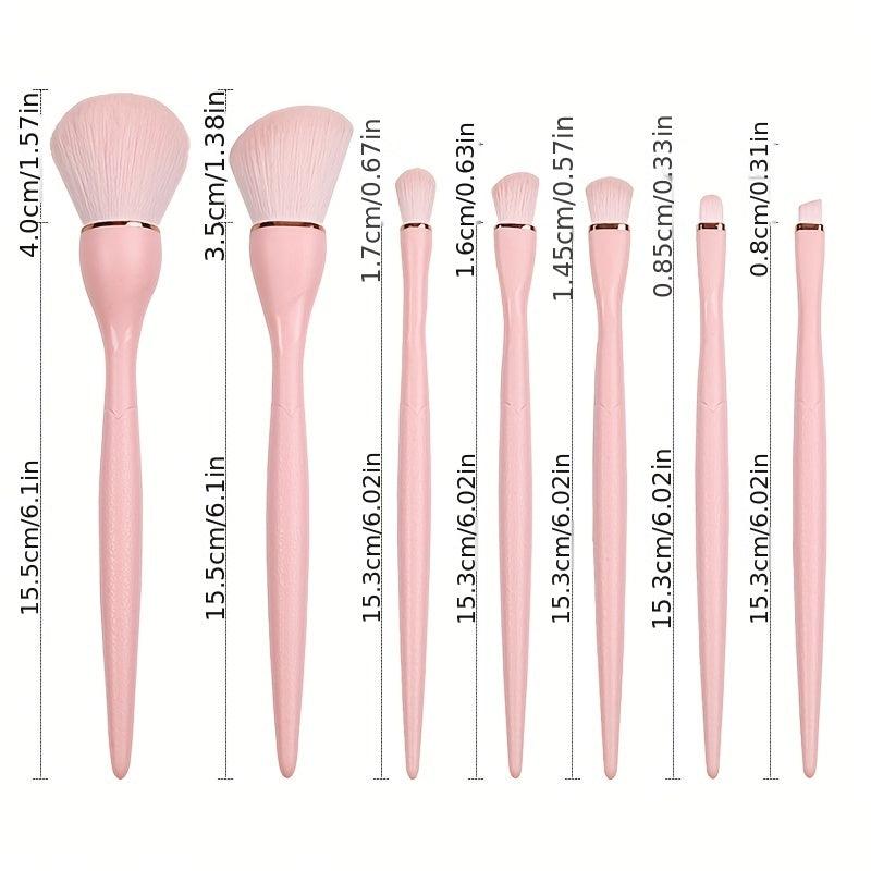 7pcs Jasna's Curvature Makeup Brushes Set