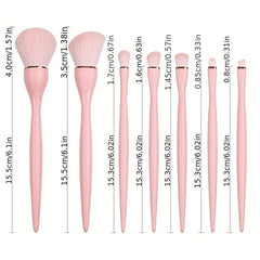 7pcs Jasna's Curvature Makeup Brushes Set