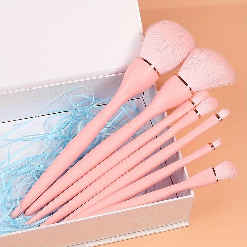 7pcs Jasna's Curvature Makeup Brushes Set