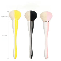 3pc Flawless Face Powder Brush Small Handle Vegan Makeup Tool Contour & Define