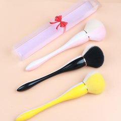 3pc Flawless Face Powder Brush Small Handle Vegan Makeup Tool Contour & Define