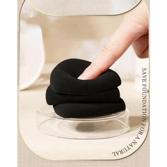 2 Pack Air Cushion Portable Powder Puff with Storage Box
