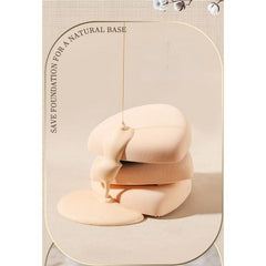 2 Pack Air Cushion Portable Powder Puff with Storage Box