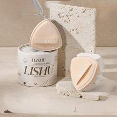 2 Pack Air Cushion Portable Powder Puff with Storage Box