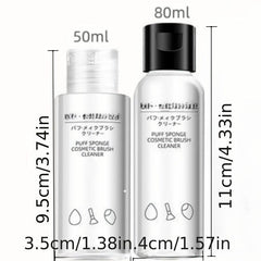 Makeup Brush Cleaner & Solution for Beauty Sponge Puff - Deep Clean Shampoo