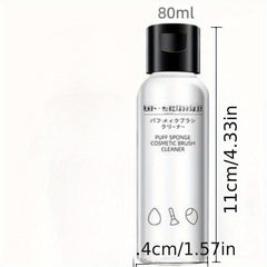 Makeup Brush Cleaner & Solution for Beauty Sponge Puff - Deep Clean Shampoo