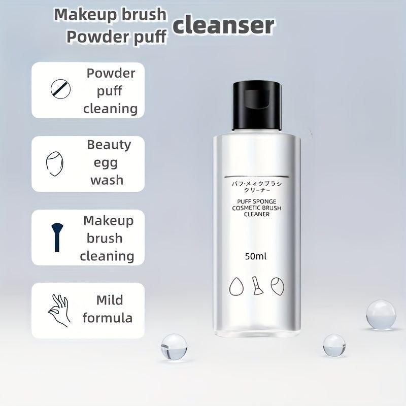 Makeup Brush Cleaner & Solution for Beauty Sponge Puff - Deep Clean Shampoo
