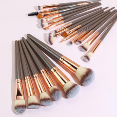20Pcs Makeup Brush Set Synthetic Foundation Face Powder Blush Concealers