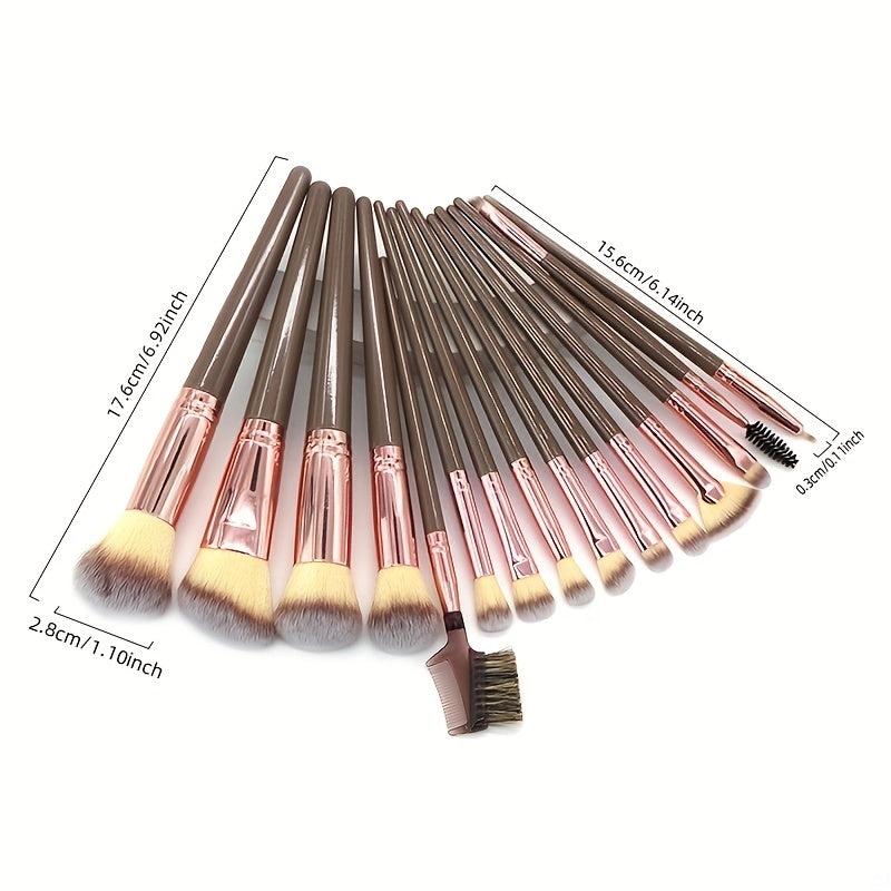 20Pcs Makeup Brush Set Synthetic Foundation Face Powder Blush Concealers