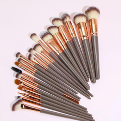 20Pcs Makeup Brush Set Synthetic Foundation Face Powder Blush Concealers